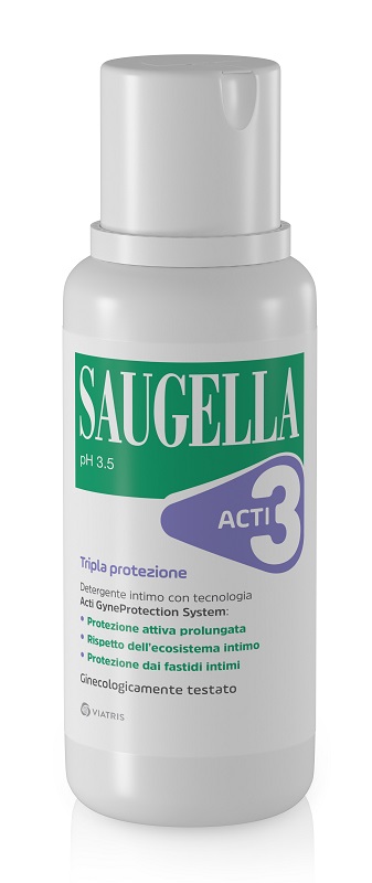 SAUGELLA ACTI3 DETERGENTE INTIMO 250 ML - Farmacia Del Monaco