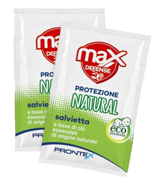 PRONTEX MAX DEFENSE SALVIETTINE NATURAL 6 PEZZI - Farmacia Del Monaco