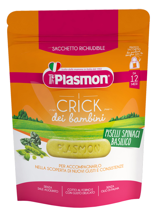 PLASMON CRICK SPINACI E PISELLI 100 G - Farmacia Del Monaco