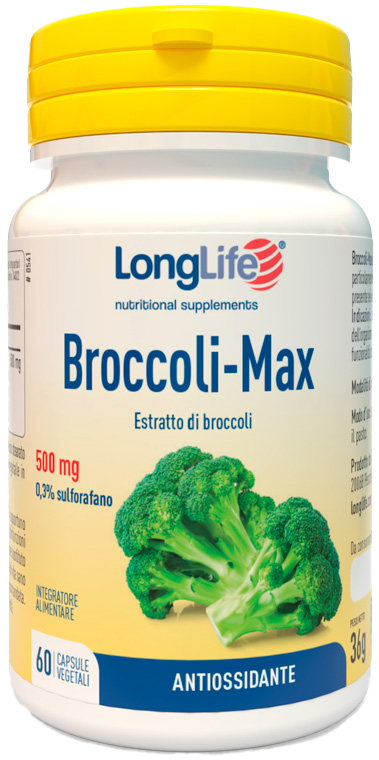LONGLIFE BROCCOLI MAX 60 CAPSULE - Farmacia Del Monaco
