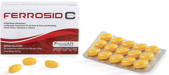 FERROSID C FORTE 30 COMPRESSE - Farmacia Del Monaco