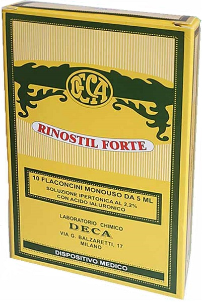 RINOSTIL FORTE SOLUZIONE IPERTONICA 10 FLACONCINI MONOUSO DA 5 ML - Farmacia Del Monaco