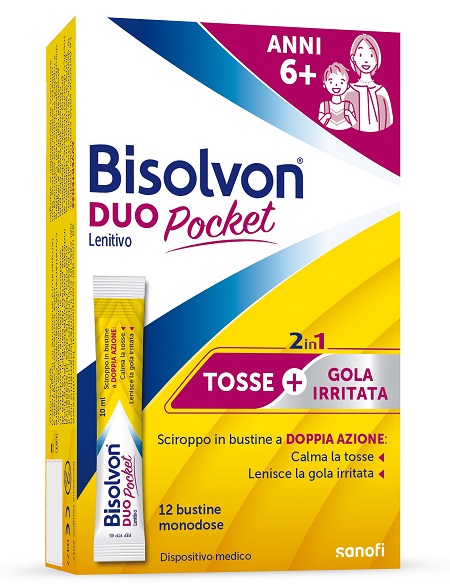BISOLVON DUO POCKET LENITIVO NEW 12 BUSTINE - Farmacia Del Monaco