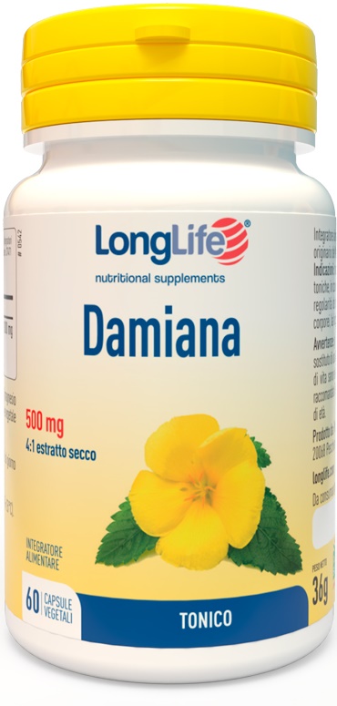 LONGLIFE DAMIANA 60 CAPSULE - Farmacia Del Monaco