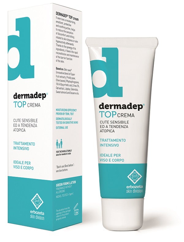 DERMADEP TOP CREMA CUTE SENSIBILE E A TENDENZA ATOPICA TRATTAMENTO INTENSIVO 50 ML - Farmacia Del Monaco
