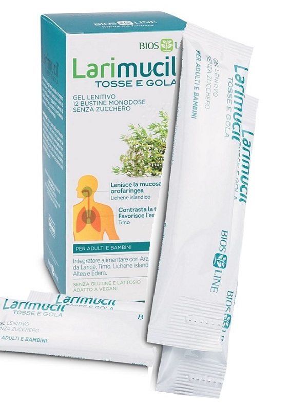 LARIMUCIL TOSSE GOLA 12 BUSTINE 10 ML - Farmacia Del Monaco