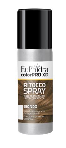 EUPHIDRA COLORPRO XD TINTURA RITOCCO SPRAY CAPELLI BIONDO 75 ML - Farmacia Del Monaco