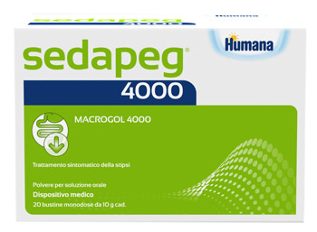 SEDAPEG 4000 20 BUSTINE MONODOSE X 10G HUMANA - Farmacia Del Monaco