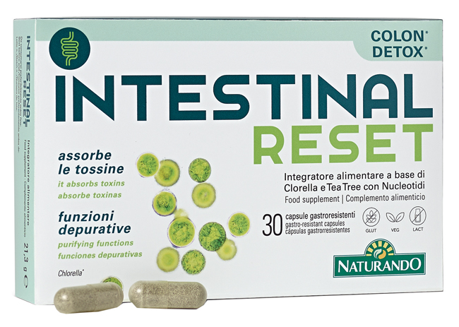 INTESTINAL RESET 30 CAPSULE - Farmacia Del Monaco