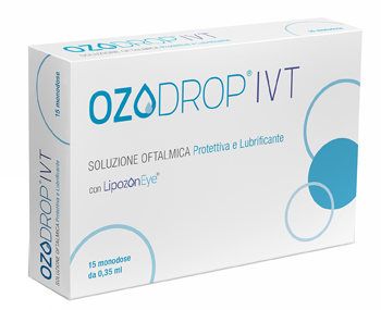 OZODROP IVT SOLUZIONE OFTALMICA BASE DI OLIO OZONIZZATO IN FOSFOLIPIDI 15 FLACONCINI MONODOSE DA 0,35 ML - Farmacia Del Monaco