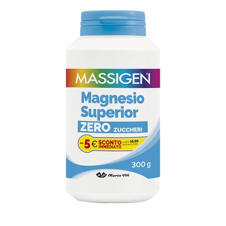 MASSIGEN MAGNESIO SUPERIOR PROMO 300 G - Farmacia Del Monaco