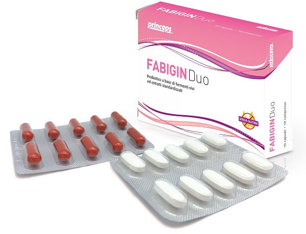 FABIGIN DUO 10 CAPSULE 10 COMPRESSE - Farmacia Del Monaco