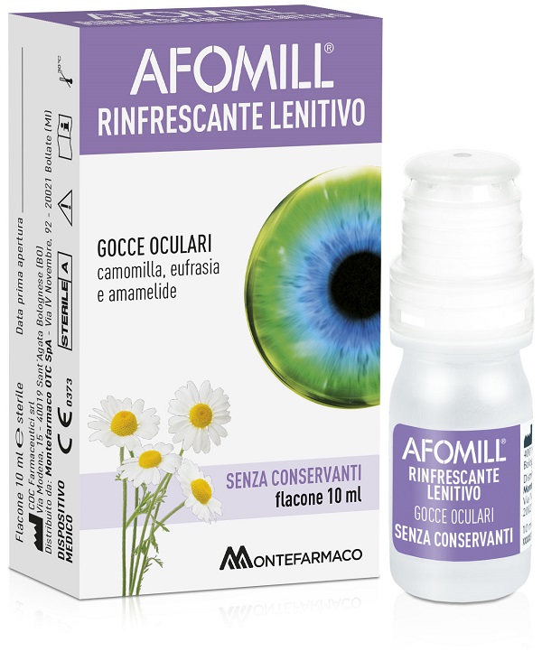 AFOMILL RINFRESCANTE SENZA CONSERVANTI 10 ML - Farmacia Del Monaco