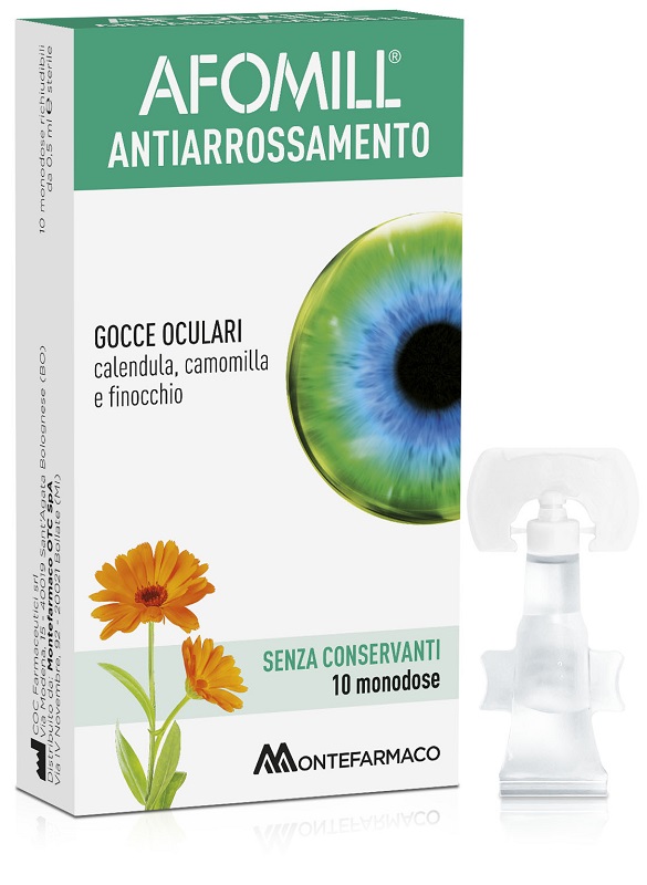 AFOMILL ANTIARROSSAMENTO SENZA CONSERVANTI 10 FIALE DA 0,5 ML - Farmacia Del Monaco