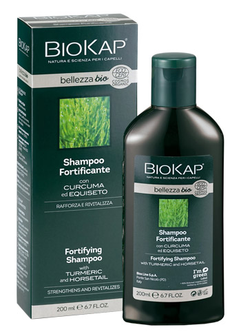 BIOKAP BELLEZZA BIO SHAMPOO FORTIFICANTE COSMOS ECOCERT 200 ML BIOSLINE - Farmacia Del Monaco