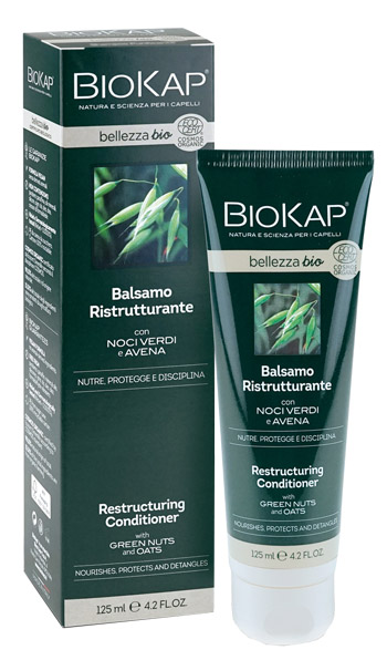 BIOKAP BELLEZZA BIO BALSAMO RISTRUTTURANTE COSMOS ECOCERT 125 ML BIOSLINE - Farmacia Del Monaco