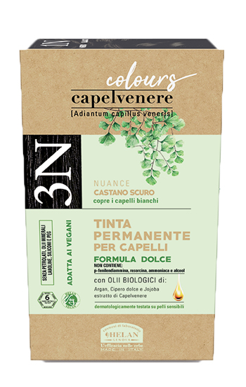CAPELVENERE COLOURS TINTA CAPELLI 3N CASTANO SCURO - Farmacia Del Monaco