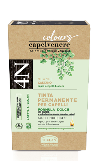 CAPELVENERE COLOURS TINTA CAPELLI 4N CASTANO - Farmacia Del Monaco