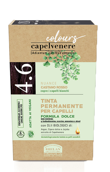 CAPELVENERE COLOURS TINTA CAPELLI 4,6N CASTANO ROSSO - Farmacia Del Monaco