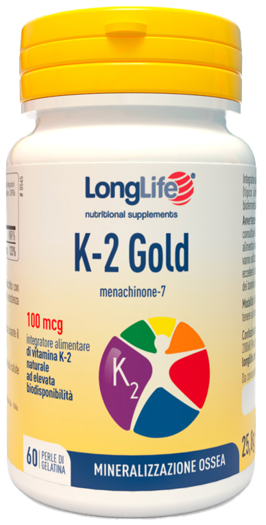 LONGLIFE K-2 GOLD 60 PERLE - Farmacia Del Monaco