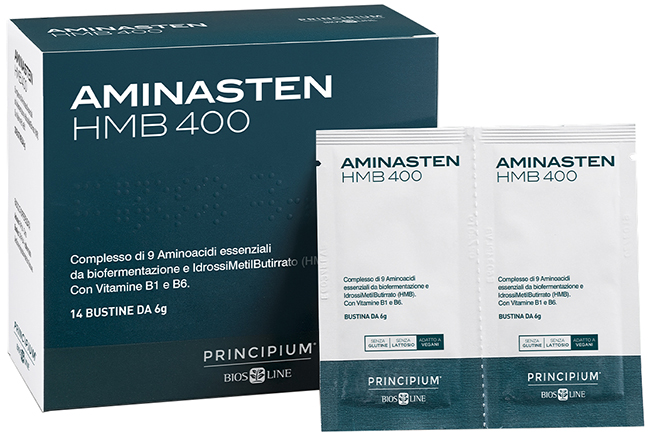 PRINCIPIUM AMINASTEN HMB400 14 BUSTINE 6 G - Farmacia Del Monaco