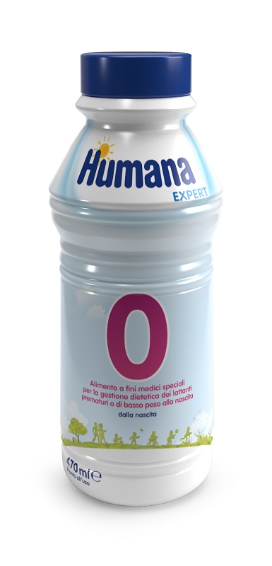 HUMANA 0 EXPERT 470 ML BOTTIGLIA - Farmacia Del Monaco