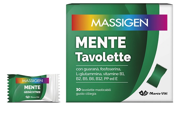 MASSIGEN MENTE 30 TAVOLETTE MASTICABILI - Farmacia Del Monaco