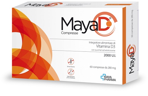 MAYA D 60 COMPRESSE MASTICABILI DA 280 MG - Farmacia Del Monaco