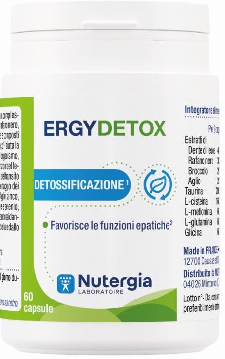 ERGYDETOX 60 CAPSULE - Farmacia Del Monaco
