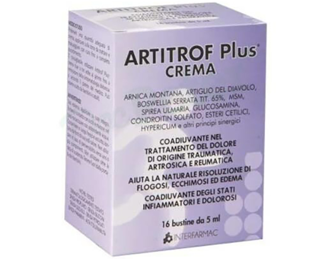 ARTITROF PLUS CREMA 16 BUSTINE DA 5 ML - Farmacia Del Monaco