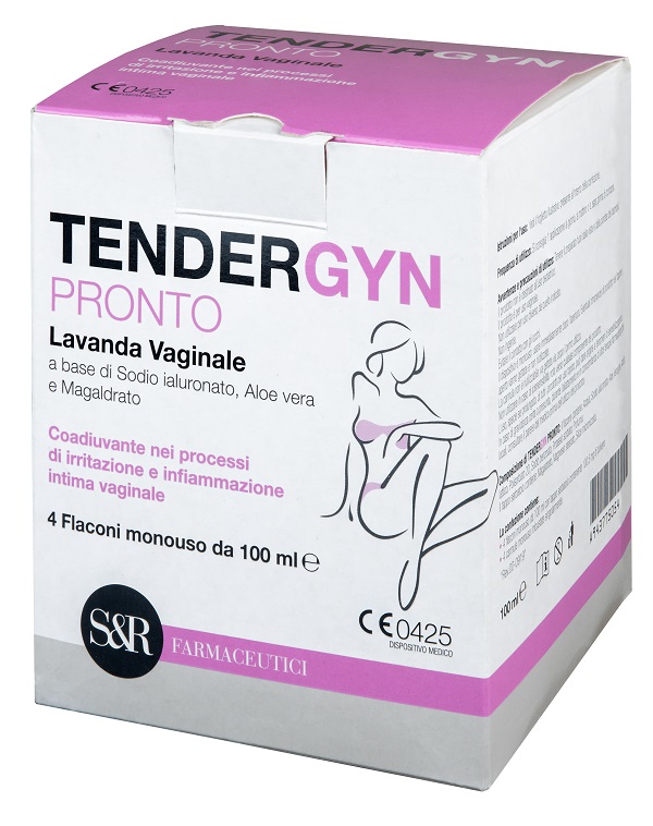 TENDERGYN PRONTO LAVANDA VAGINALE A BASE DI SODIO IALURONATO ALOE VERA E MAGARLDRATO 4X100 ML - Farmacia Del Monaco