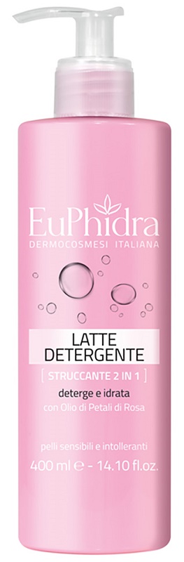 EUPHIDRA LATTE DETERGENTE STRUCCANTE 2IN1 400 ML - Farmacia Del Monaco