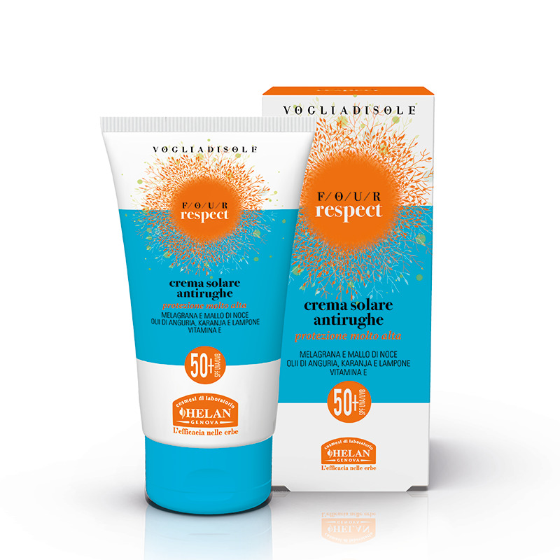 VOGLIADISOLE FOUR RESPECT CREMA SOLARE ANTIRUGHE SPF50+ 50 ML - Farmacia Del Monaco