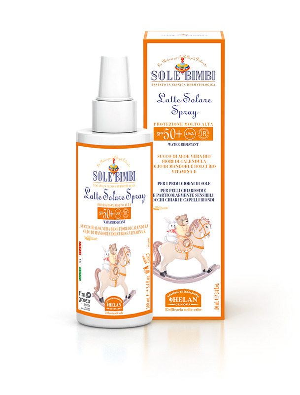 SOLE BIMBI LATTE SOLARE SPRAY SPF50+ 100 ML - Farmacia Del Monaco
