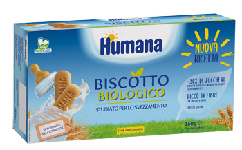 HUMANA BISCOTTO BABY BIO 2 SACCHETTI DA 180 G - Farmacia Del Monaco