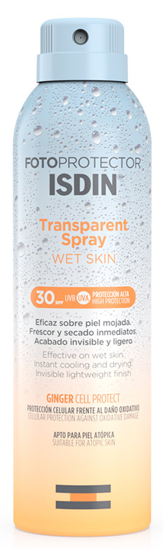 FOTOPROTECTOR TRASPARENT WET SPF30 250 ML - Farmacia Del Monaco