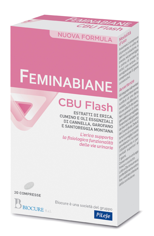 FEMINABIANE CBU FLASH 20 COMPRESSE NUOVA FORMULA - Farmacia Del Monaco