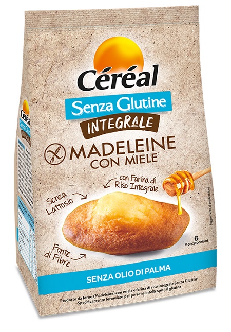 CEREAL SENZA GLUTINE INTEGRALE MADELEINE CON MIELE 170 G - Farmacia Del Monaco