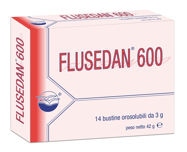 FLUSEDAN 600 14 BUSTINE OROSOLUBILI - Farmacia Del Monaco