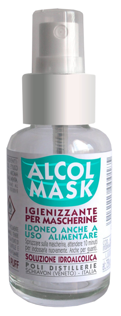 ALCOL MASK 50 ML IGIENIZZANTE MASCHERINE - Farmacia Del Monaco