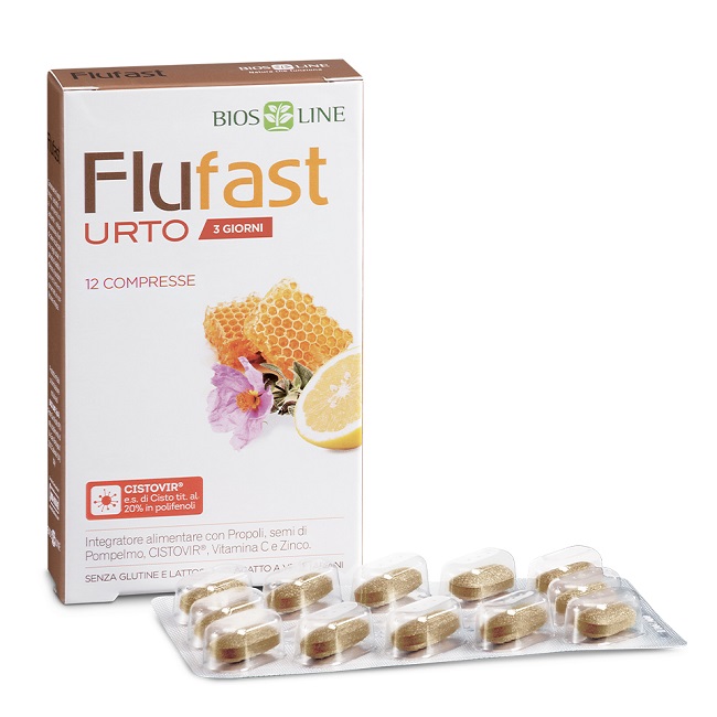 APIX PROPOLI FLUFAST URTO 3 GIORNI 12 COMPRESSE BIOSLINE - Farmacia Del Monaco