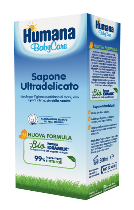 HUMANA BABY CARE SAPONE LIQUIDO 300 ML - Farmacia Del Monaco