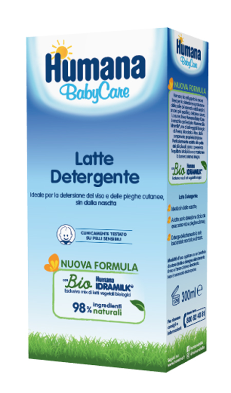 HUMANA BABY CARE LATTE DETERGENTE 300 ML - Farmacia Del Monaco