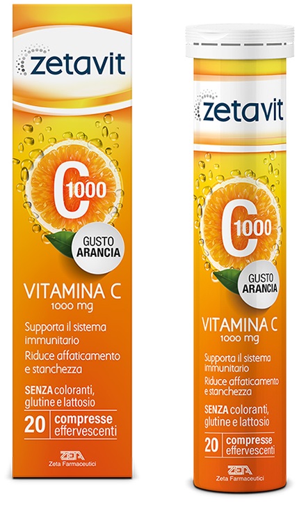 ZETAVIT C1000 20 COMPRESSE EFFERVESCENTI - Farmacia Del Monaco