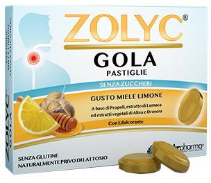 ZOLYC GOLA MIELE/LIMONE SENZA ZUCCHERI 36 PASTIGLIE - Farmacia Del Monaco