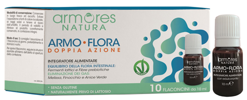 ARMORES ARMO FLORA DOPPIA AZIONE 10 FLACONCINI DA 10 ML - Farmacia Del Monaco