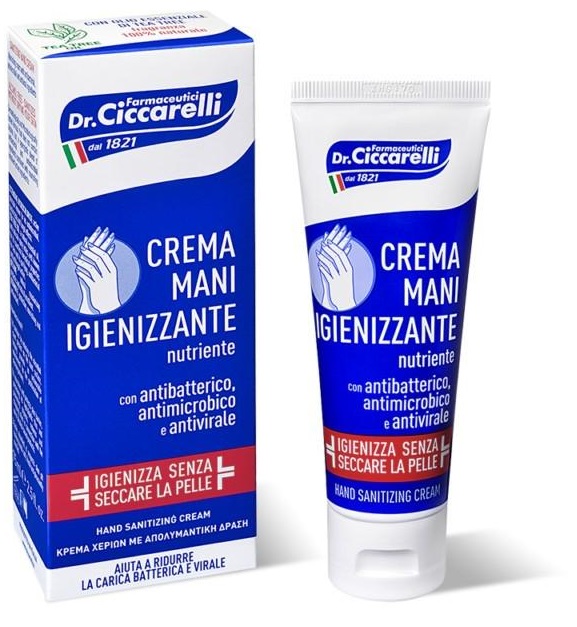 CICCARELLI CREMA MANI IGIENIZZANTE 75 ML - Farmacia Del Monaco