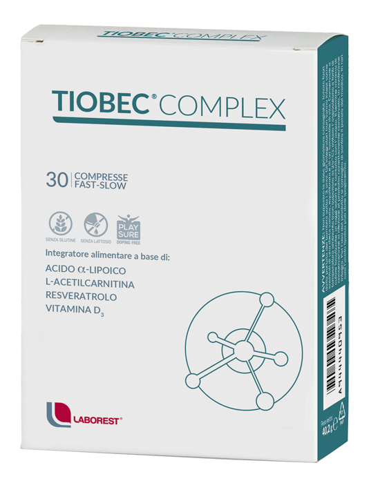 TIOBEC COMPLEX 30 COMPRESSE FAST SLOW - Farmacia Del Monaco