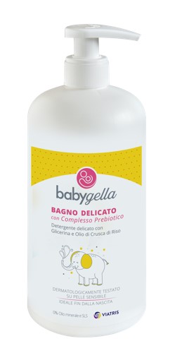 BABYGELLA PREBIOTIC BAGNO DELICATO 500 ML - Farmacia Del Monaco