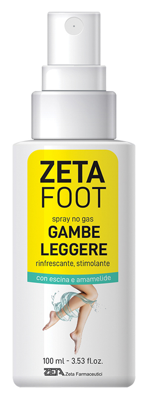 ZETAFOOT SPRAY NO GAS GAMBE LEGGERE 100 ML - Farmacia Del Monaco